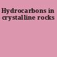 Hydrocarbons in crystalline rocks