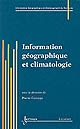 Information géographique et climatologie