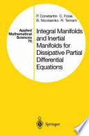 Integral manifolds and inertial manifolds for dissipative partial differential equations