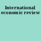 International economic review