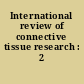 International review of connective tissue research : 2