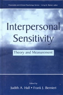 Interpersonal sensitivity : theory and measurement