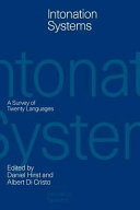 Intonation systems : a survey of twenty languages