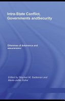 Intra-State Conflict, Governments and Security : Dilemmas of deterrence and assurance