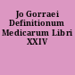 Jo Gorraei Definitionum Medicarum Libri XXIV