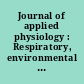 Journal of applied physiology : Respiratory, environmental and exercise physiology