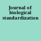 Journal of biological standardization