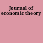 Journal of economic theory