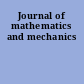 Journal of mathematics and mechanics