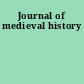 Journal of medieval history