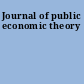 Journal of public economic theory