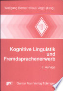 Kognitive Linguistik und Fremdsprachenerwerb : Das mentale Lexikon