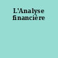 L'Analyse financière