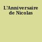 L'Anniversaire de Nicolas