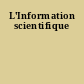 L'Information scientifique