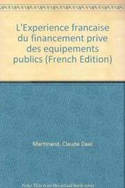 L'expérience française du financement privé des équipements publics