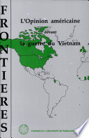 L'opinion américaine devant la guerre du Vietnam : [colloque, Paris, 1991]