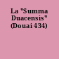 La "Summa Duacensis" (Douai 434)