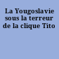La Yougoslavie sous la terreur de la clique Tito