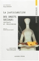 La justiciabilité des droits sociaux : vecteurs et résistances : actes du colloque tenu au Collège de France, Paris, 25 et 26 mai 2011