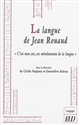 La langue de Jean Rouaud : "C'est mon art, ces miroitements de la langue"