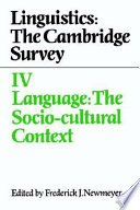 Language : the socio-cultural context