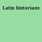 Latin historians