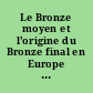 Le Bronze moyen et l'origine du Bronze final en Europe occidentale (XVIIe-XIIIe siècle av. J.-C.) : Colloque international de l'APRAB Strasbourg, 17 au 20 juin 2014