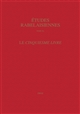 Le Cinquiesme Livre : Actes du colloque international de Rome, 16-19 octobre 1998