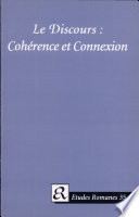 Le Discours : cohérence et connexion : actes du colloque international, Copenhague le 7 avril 1995