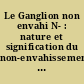 Le Ganglion non envahi N- : nature et signification du non-envahissement des ganglions lymphatiques dans certains cancers : colloque tenu à l'Institut Gustave-Roussy à Villejuif. France, du 14 au 16 septembre 1981.
