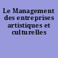 Le Management des entreprises artistiques et culturelles