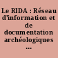 Le RIDA : Réseau d'information et de documentation archéologiques : essai de réalisation, 1974-1979