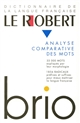 Le Robert Brio : analyse des mots et régularités du lexique