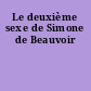 Le deuxième sexe de Simone de Beauvoir