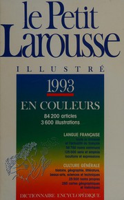 Le petit Larousse illustré 1993...