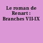 Le roman de Renart : Branches VII-IX