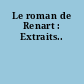 Le roman de Renart : Extraits..