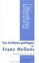 Les écritures poétiques de Franz Hellens