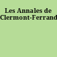 Les Annales de Clermont-Ferrand