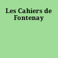 Les Cahiers de Fontenay