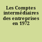 Les Comptes intermédiaires des entreprises en 1972