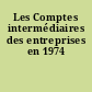 Les Comptes intermédiaires des entreprises en 1974