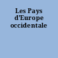 Les Pays d'Europe occidentale