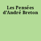 Les Pensées d'André Breton