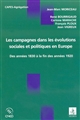 Les campagnes dans les évolutions sociales et politiques en Europe : des années 1830 à la fin des années 1920 : étude comparée de la France, de l'Allemagne, de l'Espagne et de l'Italie