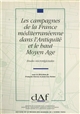 Les campagnes de la France méditerranéenne dans l'Antiquité et le haut Moyen âge : études microrégionales