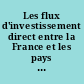 Les flux d'investissement direct entre la France et les pays industrialisés (1965-1974)
