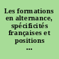 Les formations en alternance, spécificités françaises et positions des organisations internationales : journée d'étude du 15 mars 1995
