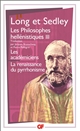 Les philosophes hellénistiques : III : Les Académiciens : La renaissance du pyrrhonisme